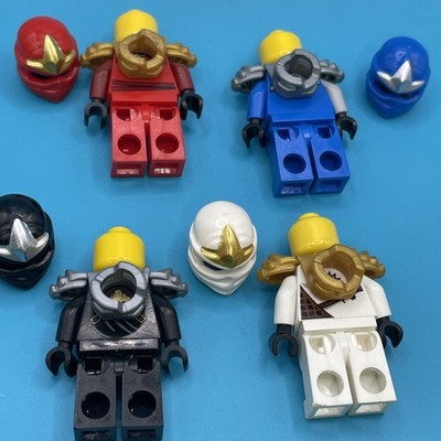 Lego Ninjago ZX Minifigure Lot All 4 Ninjas Kai Zane Cole Jay 9449