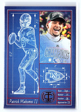 2025 ICON PATRICK MAHOMES II TOUCHDOWN ARCHITECT TA-7 Kansas City Chiefs
