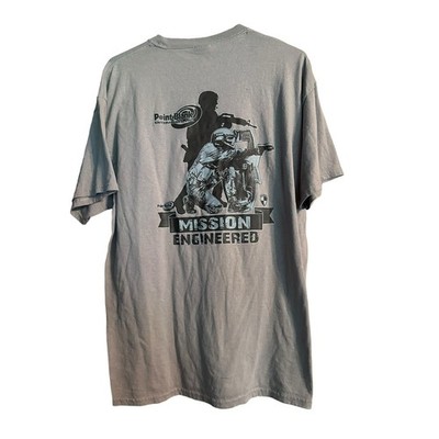 RARE - Point Blank Enterprises Gray T-Shirt Size XL