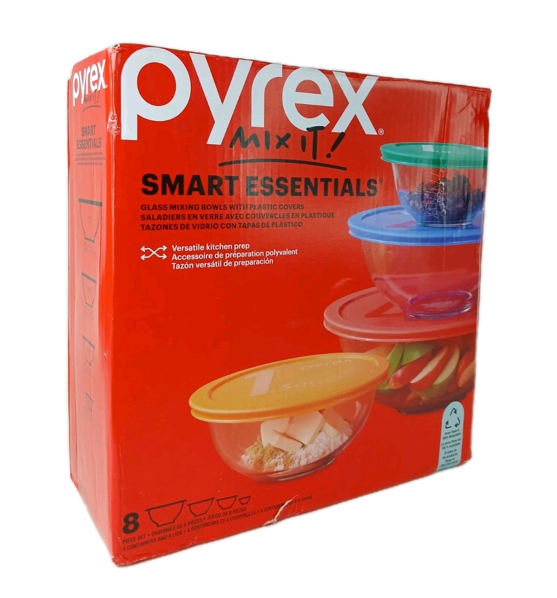 Pyrex Smart Essentials Pyrex 22 Piece Mixing Bowl Set Pyrex Smart