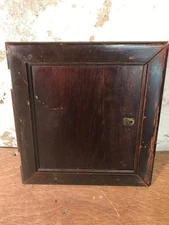 056a Vintage Bracket Mantle Clock  Door with Catch for 20.5cm L x 21.5cm H Hole