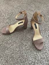 Nine West Sandals Women's Pruce Round Toe Block Heel Dress Sandals Patent Leathe