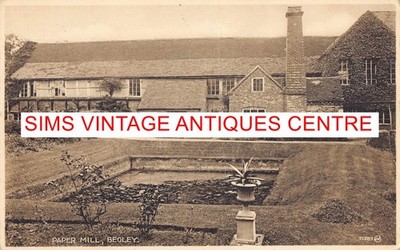 Antike Postkarte Beoley Papierfabrik bei Redditch P15142
