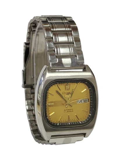 Vintage Seiko Automatic Date Day Dial Wrist Watch  SM335