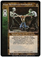 Kine Resources Contested White Wolf Demo (legal to play) V:TES Vampire CCG