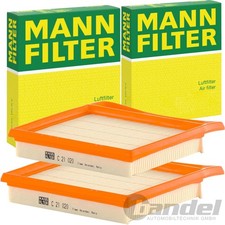 2x MANN FILTER LUFTFILTER passend f&uuml;r C/E KLASSE W205 W212 W213 GLE W166 CLS GLC