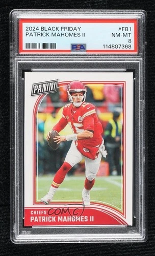 2024 Panini Black Friday Football Patrick Mahomes II #FB1 PSA 8