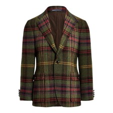 POLO RALPH LAUREN Men's The RL67 Plaid Tweed Jacket Blazer, Size 38 R - NWOT