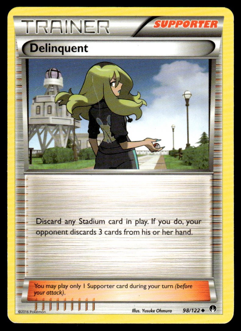 Delinquent 98/122 Uncommon BREAKpoint Pokemon MP