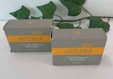 NEW Two Bars Spa doTERRA Citrus Bliss Bath Soaps Essential Oils 4oz
