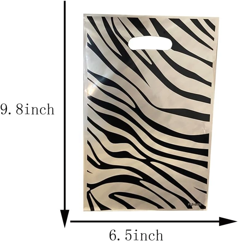 30 PIEZAS Bolsas de Fiesta con Estampado de Animales Estampado de Zoo Regalos Caramelos Golosinas Selva Safari El Foto 3 de 4