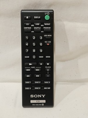 Original SONY CD  Remote Control RM-ASU100 Genuine OEM