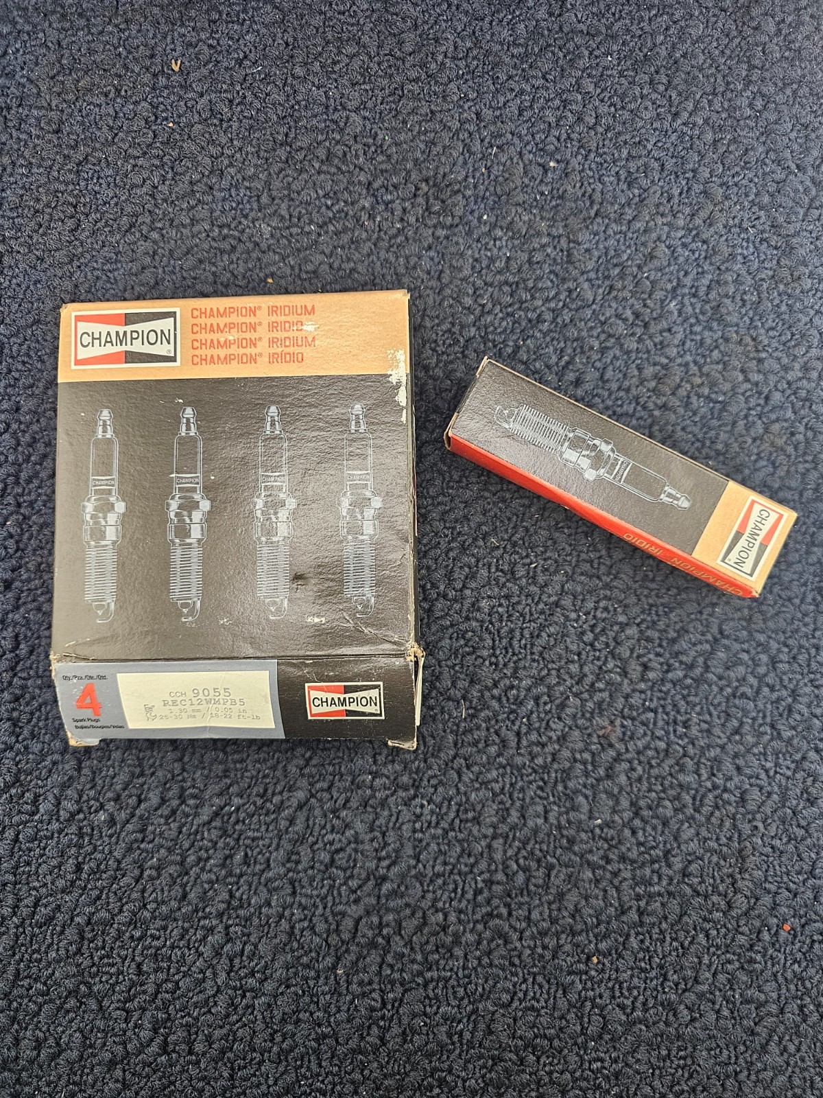 QTY 4 CHAMPION REC12WMPB5 Iridium Spark Plugs For 2023 Dodge Durango RAM 1500