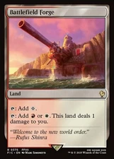 x1 Battlefield Forge R MTG Commander: Final Fantasy M/NM, English