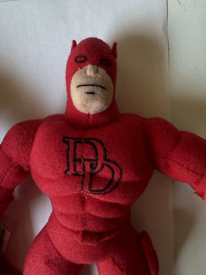 2003 Marvel Daredevil and Elektra Plush Vintage Rare Kellytoy Fast Shipping - Image 3 of 4