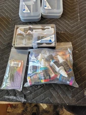 Model E91 Airbrush Set Master Single-Action Siphon Feed Airbrush With 8 Colors.