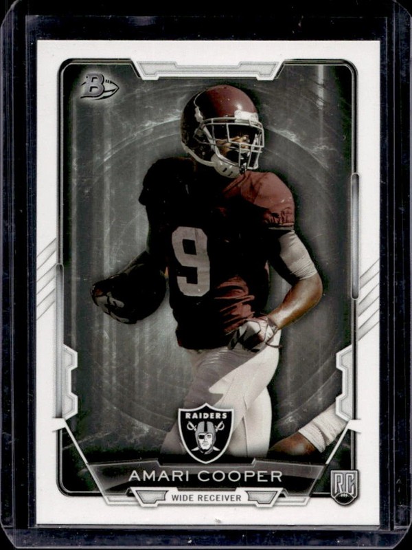2015 Bowman Amari Cooper Rookies RC Rookie #44 Raiders
