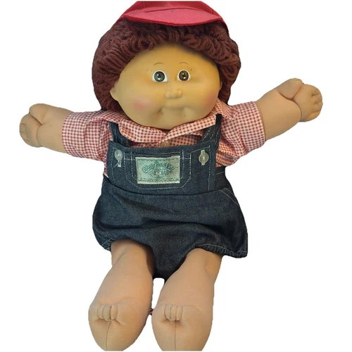 VTG Cabbage Patch Kids 1985 Collectible Boy Doll Brown Hair & Eyes