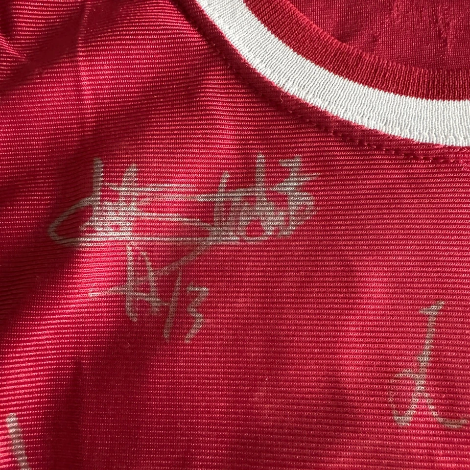 Camiseta deportiva autografiada 2002-03 Jameer Nelson + Team NCAA St Josephs Dodger YXL  Foto 3 de 4