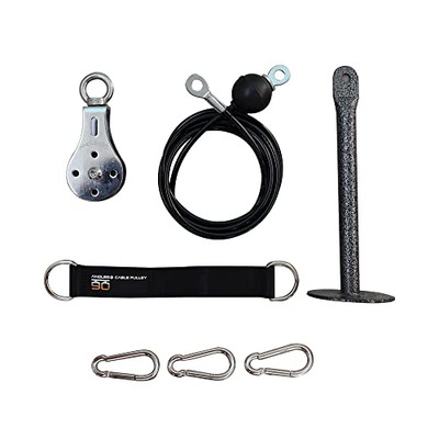 Cable Pulley - LAT Machine and Cable Substitute for Full Body Workouts with W...