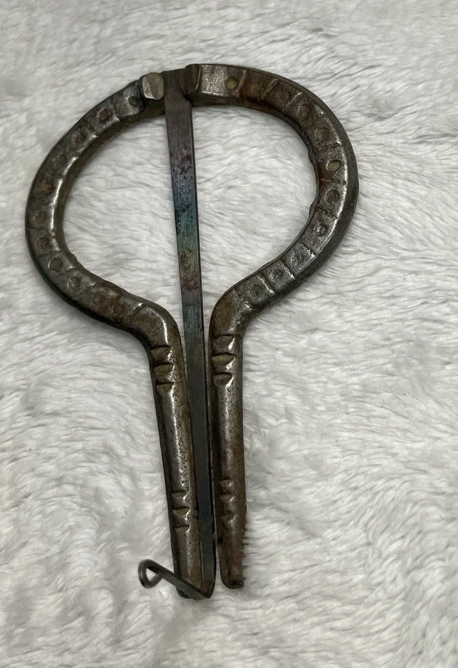 Arpa de mandíbula antigua de colección de los años 30 hecha en Inglaterra instrumento de boca arpa judía Foto 3 de 4