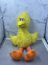 Sesame Street Workshop Big Bird Plush 14" Yellow Stuffed Animal Toy 2002 Gund