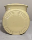 Vtg Homer Laughlin HLC FIESTA Ware Millennium II Yellow DISK VASE 1998 Ltd. Ed.