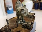 ANTIQUE Franz Bergman, A Cat, Vienna Bronze Sculpture, ca. 1900 Ink Well — photo 9