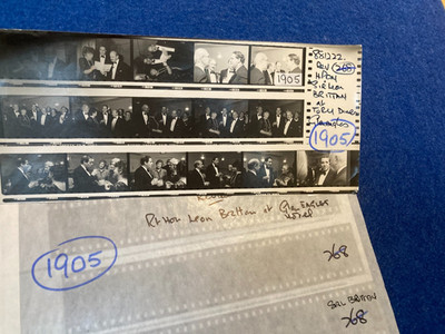 VINTAGE contact sheet /Glen Eagle Manor Hotel HARPENDEN  SIR LEON BRITTAN  TORY