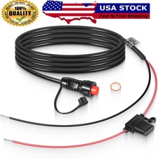 for Garmin GLS 010-11425-01 Threaded Transducer Power Cable 6ft for GPSMA, GSD