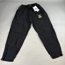 US Army Jwod Skilcraft Pants Medium Women Black Mesh Lined Windbreaker New #99