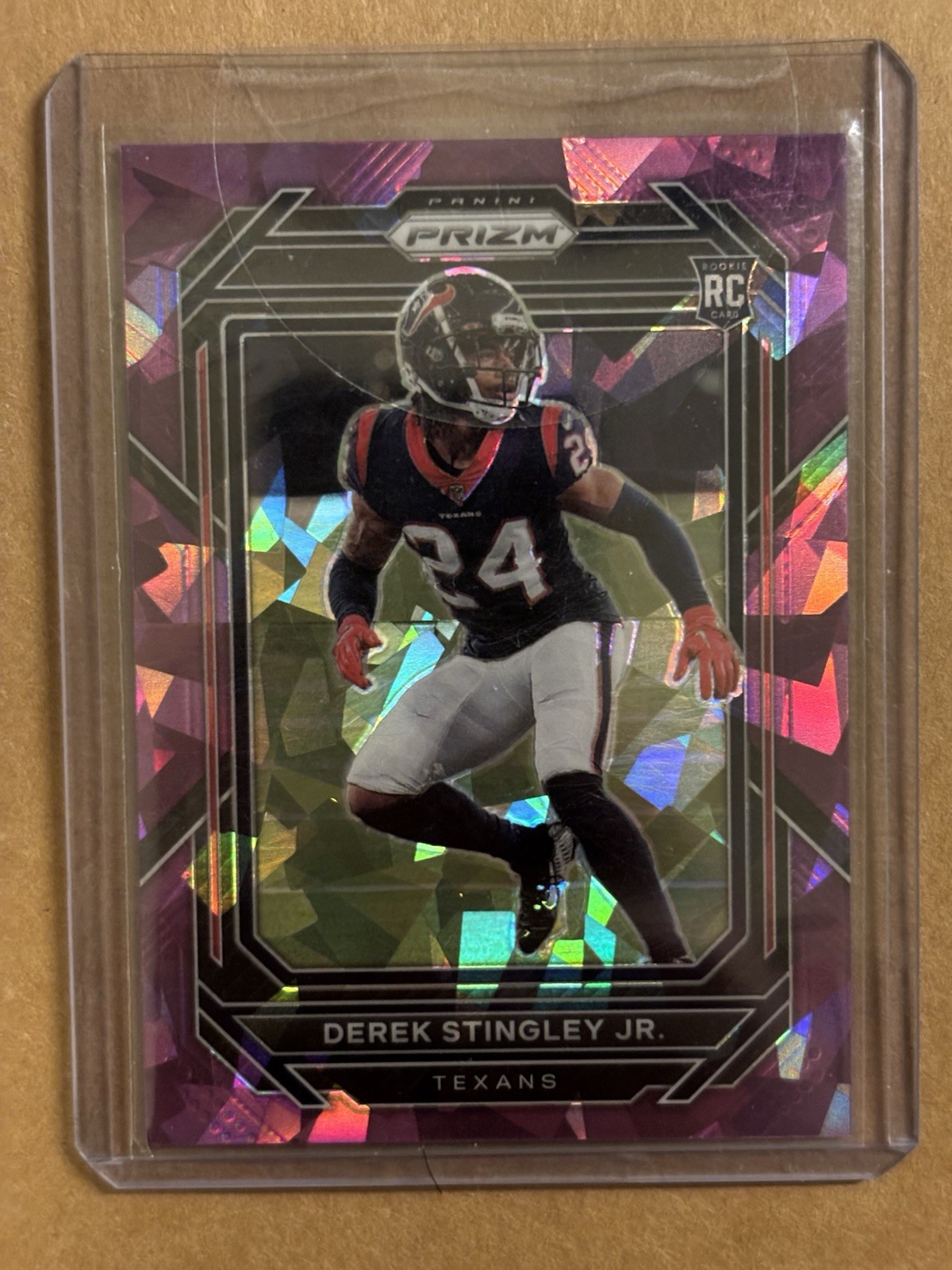 2022 Panini Prizm - Rookies Derek Stingley Jr. #369 Purple Ice Prizm /225 (RC)