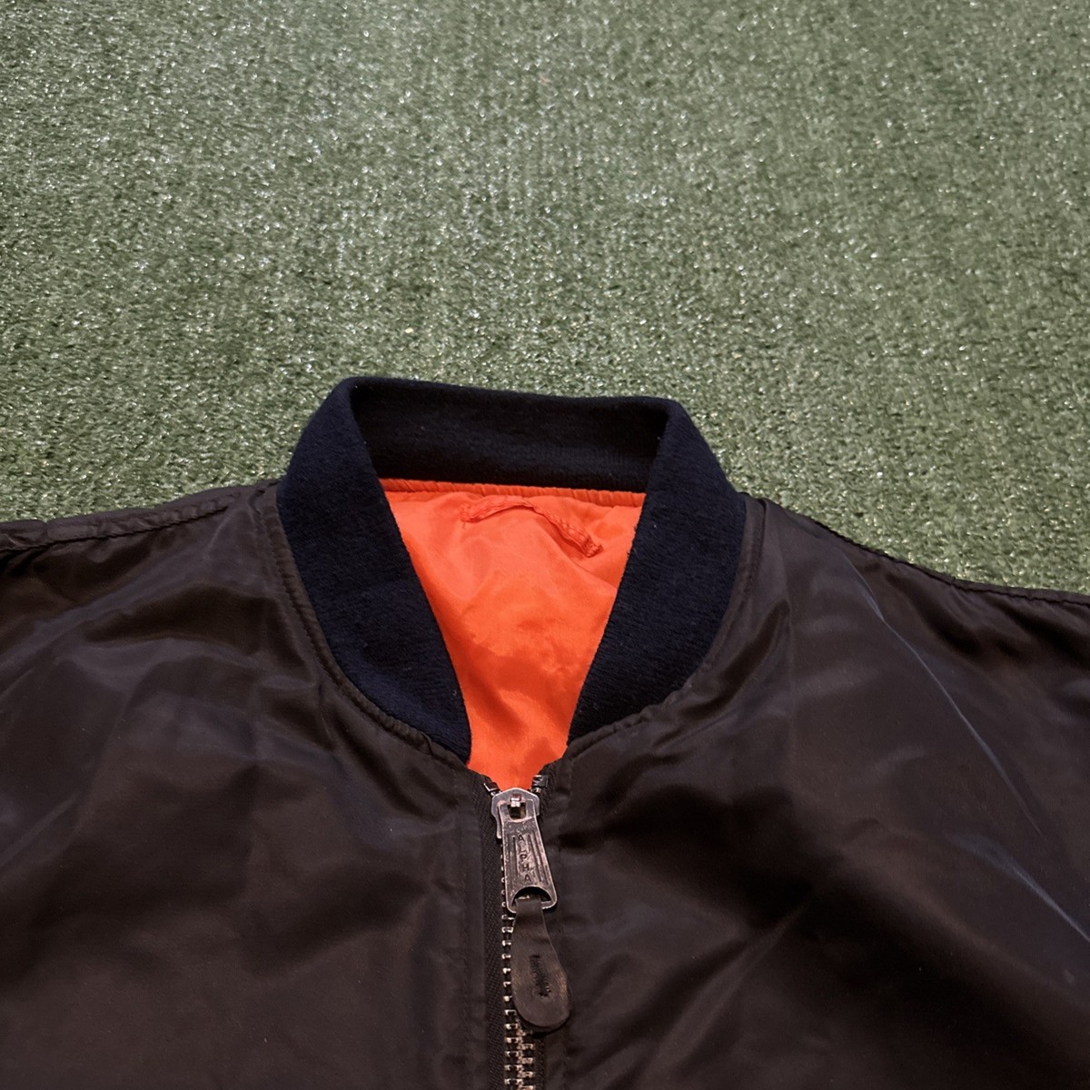 Vintage Alpha Industries Intermediate MA-1 Flyer Reversible Bomber