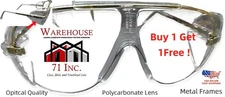 SAFETY  Glasses Aero AOSafety  Metal , Polycarbonate Lens . Buy 1 get 1 Free