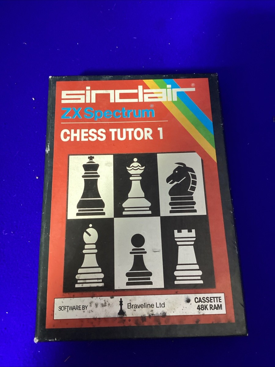 SINCLAIR ZX SPECTRUM COMPUTER GAME - CHESS TUTOR 1 cassette