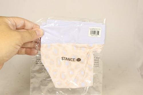 Stance Wide Side Thong Follow Me Feline Thong Size L Large 12-14 Animal Print N - Picture 2 of 6