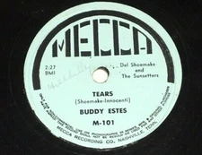 Buddy Estes Del Shoemake Mecca Speed Records 1949 Nashville Hillbilly Country