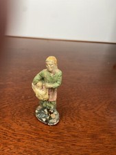 STATUINA PRESEPE  Cartapesta - Terracotta? Creta?  - Vintage Antica - Presepio