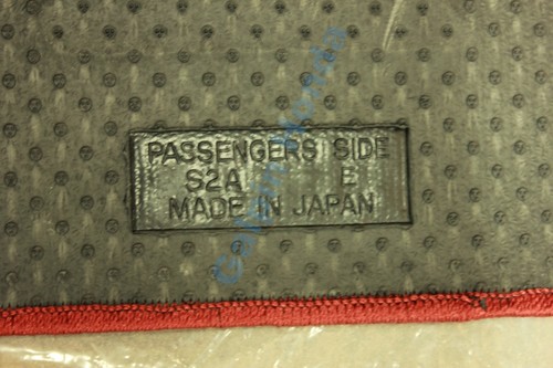 Genuine OEM Honda S2000 Red Carpet Floor Mat Set (83600-S2A-A01ZB) - Picture 12 of 12