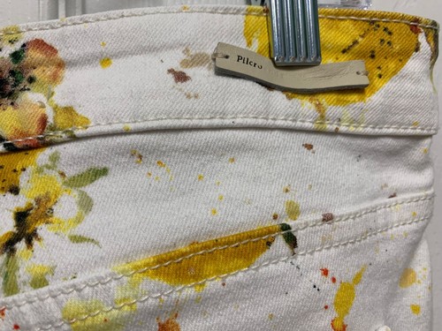 Jeans PILCRO e la tipografia bianchi taglia 31 vita alta bootcut Limoni cropped - Foto 11 di 11