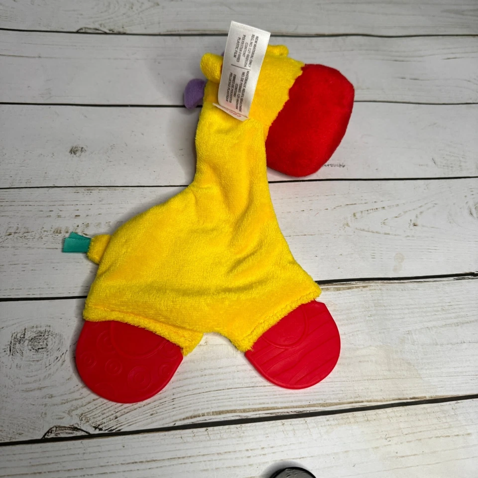 Bright Starts Giraffe Teether Toy With Textured Feet & Crinkle Fabric - Image 2 of 4