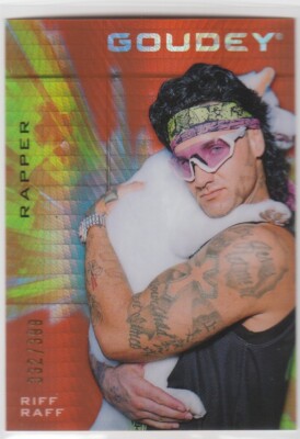 2021 RIFF RAFF Goodwin Champions 332/399 Orange Prism Refractor #G36 Rookie