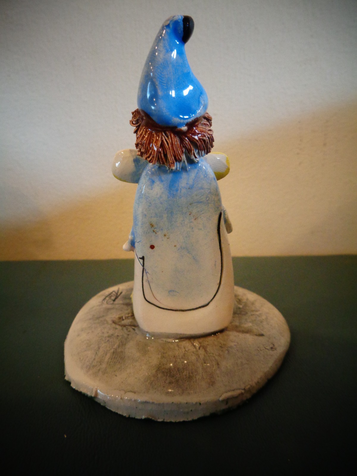 ZAMPIVA POTTERY CLOWN FIGURINE MADE IN ITALY SPAGHETTI HAIR eBay