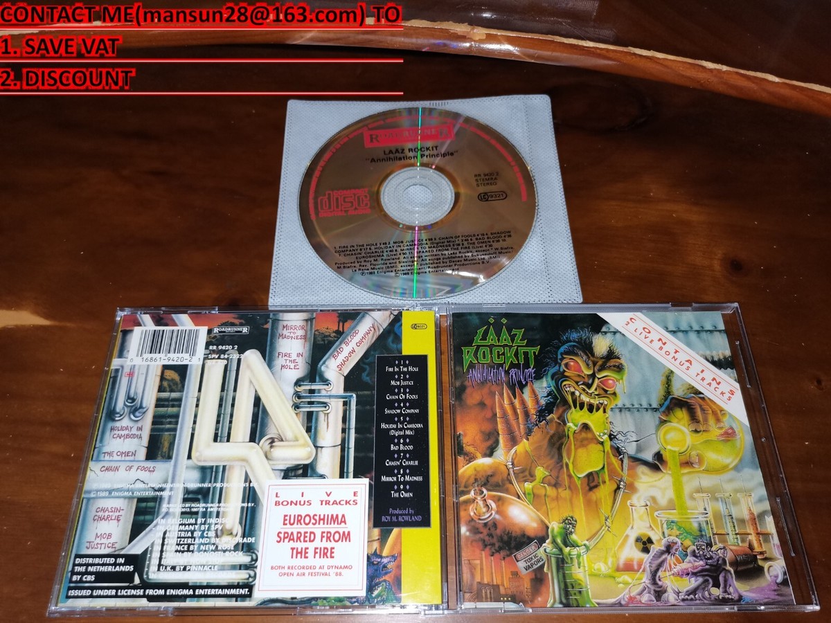 LȦȦZ ROCKIT - Annihilation Principle LÄÄZ ROCKIT - Annihilation Principle LP (Black Vinyl