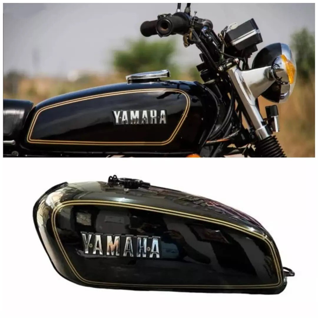 Black Petrol Tank Gas Fuel Tank Fit For YAMAHA RX100 RX125 Express