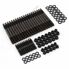 Steel Head Studs Bolts Kit For 2004-2020 Chevy Gm Gen Iii Iv Ls Small Block Sbc
