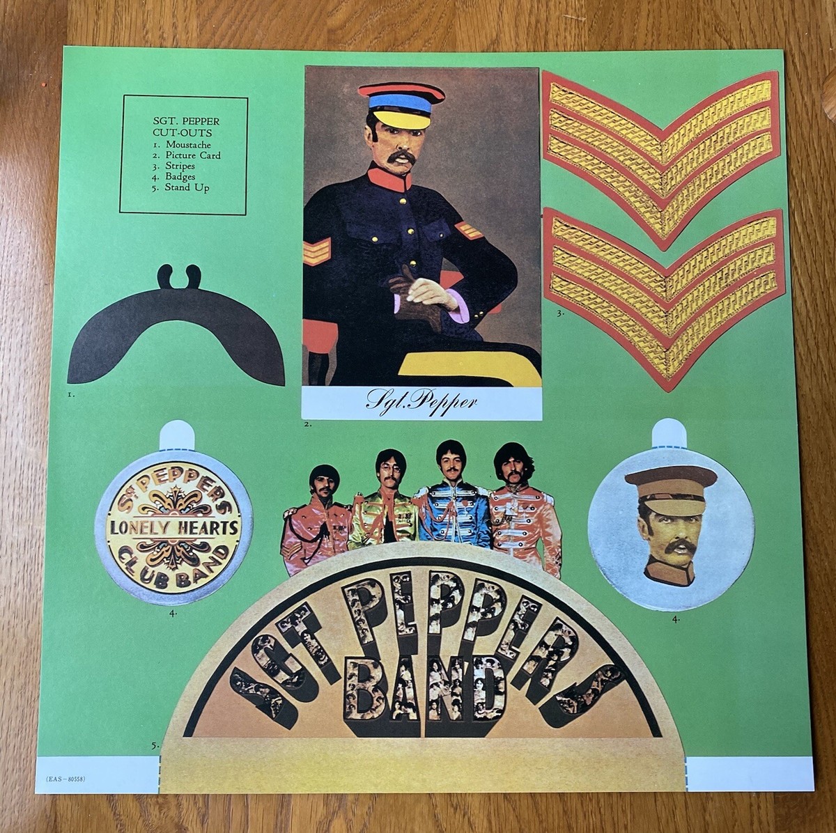 beatles sgt. pepper's (RARE SET!! 5枚!!) Beatles Ultra Rare Alternate Sgt. Pepper Cover LP Vinyl