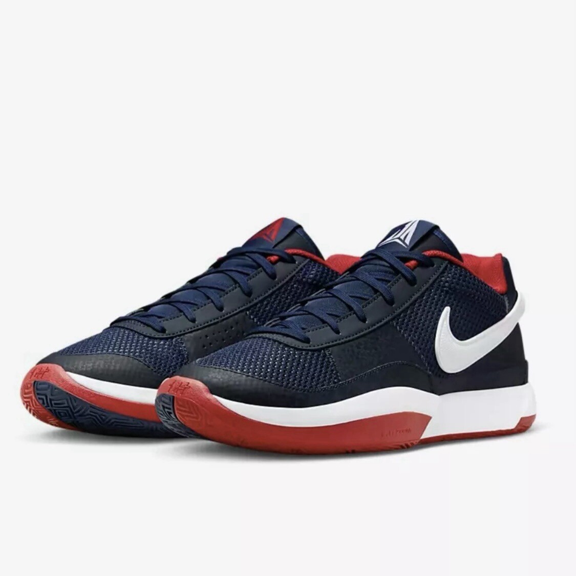 Nike Ja 1 FQ4796 403 Unisex Navy/White Lace Up Low Top Basketball
