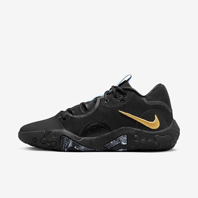 Nike Paul George PG 6 Black PG6 Metallic Gold DC1974-005 Men 15