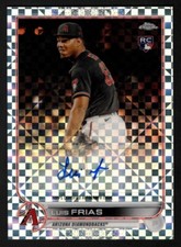 Luis Frias 2022 Topps Chrome Update Xfractor Rookie Autograph /125 Diamondbacks